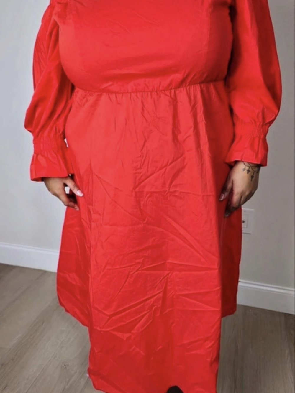 ELOQUII Maxi Dress in Red Size 22 NWT